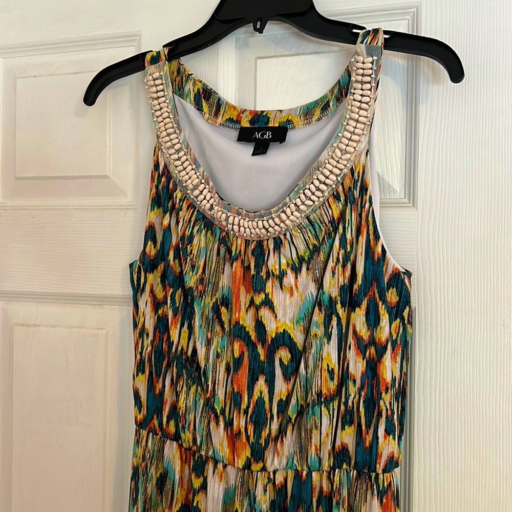 Long beaded dress, AGB brand